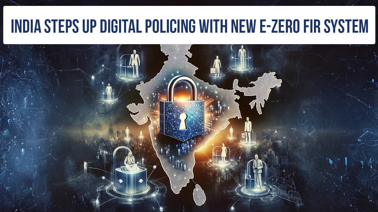 India Unveils e-Zero FIR to Fast-Track High-Value Cybercrime Probes
